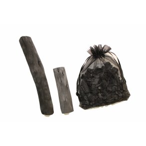 Stor Gaveske med Kulgranulat af aktivt kul