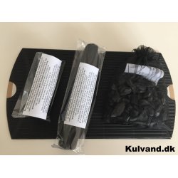 Stor Gaveske med Kulgranulat af aktivt kul